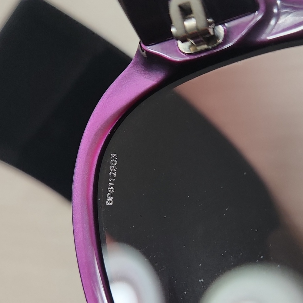 PRADA Sunglasses 👓 Deep Plum 😎💜 Oversized w/ case - Picture 8 of 12